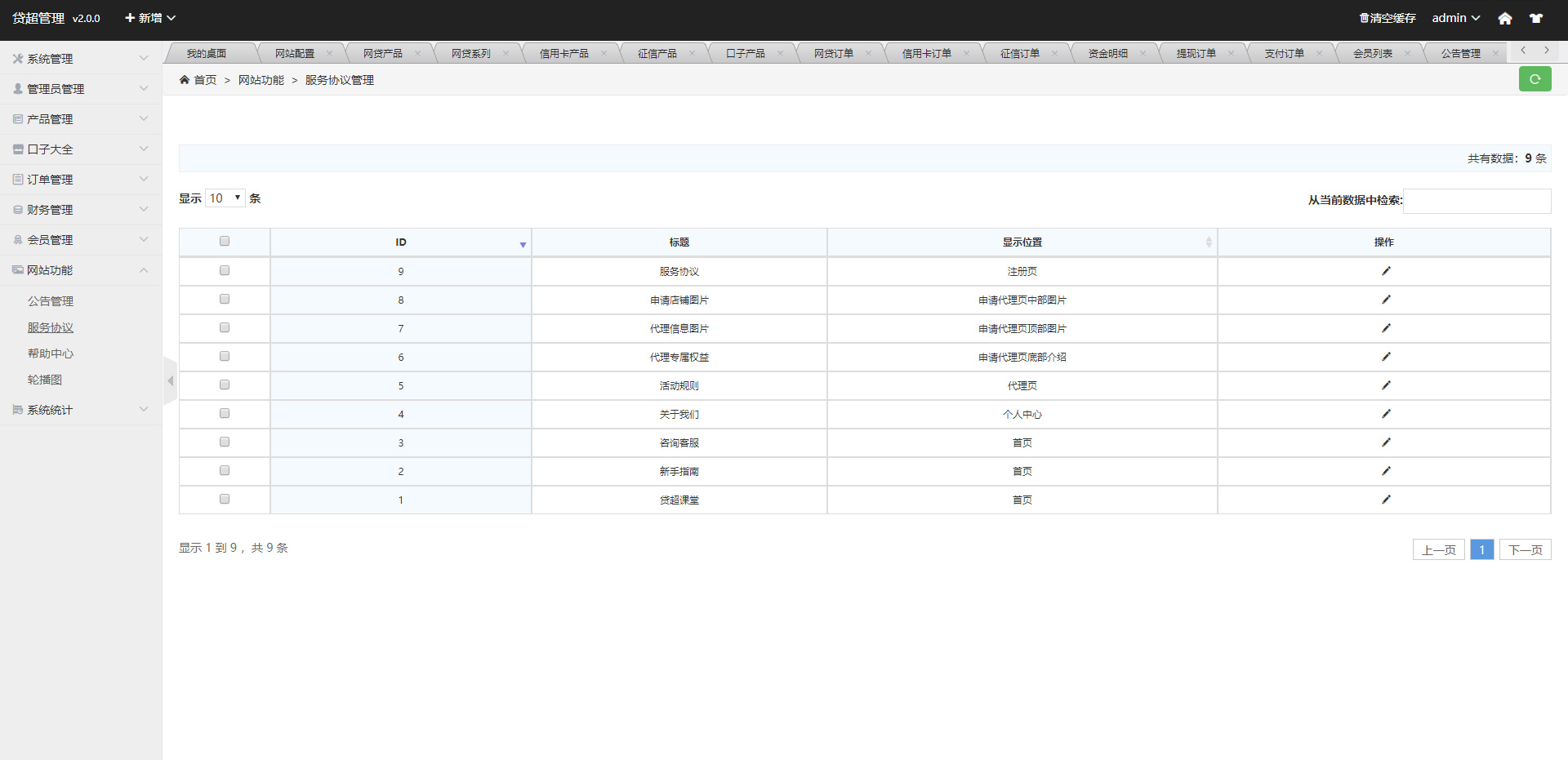 【贷款超市金融分销系统】金融超市支持三级分销与信用卡超市带口子大全[二开源码]